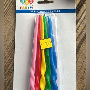 Colorful Birthday Candles Set